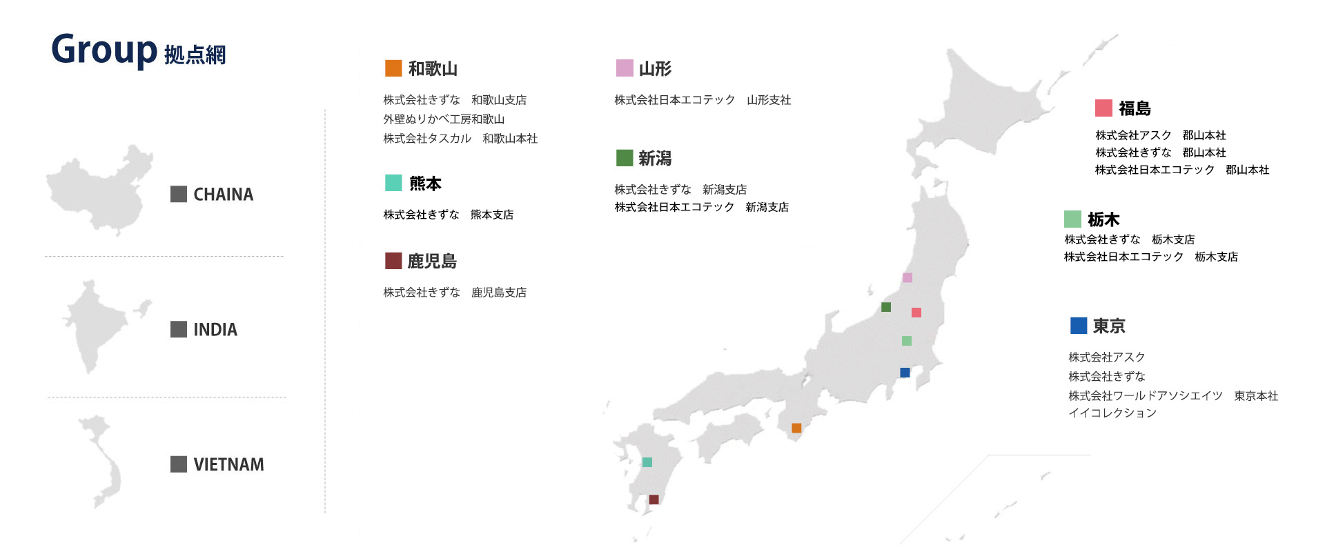 営業拠点マップ